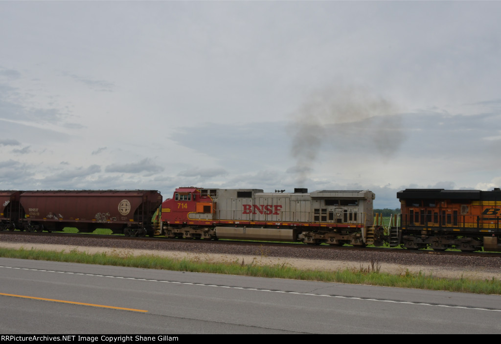 BNSF 714 Roster shot.